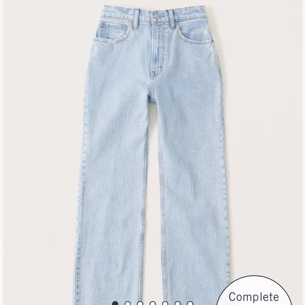 Abercrombie Curve Love High Rise 90s Relaxed Jeans